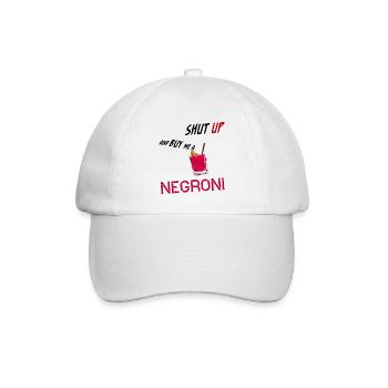 Negroni-Cocktail - Baseballkappe - Weiß/Weiß - Vorne