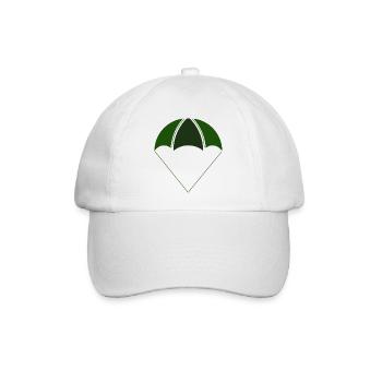Militärischer Fallschirm Tarnung extremer Sport - Baseballkappe - Weiß/Weiß - Vorne