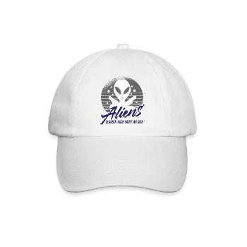 Aliens - Baseballkappe - Weiß/Weiß - Vorne