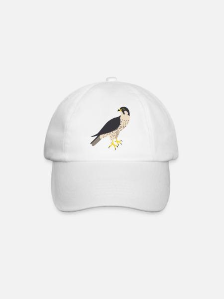 Wanderfalke - Baseballkappe - Weiß/Weiß