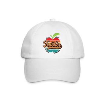 Lehrer - Baseballkappe - Weiß/Weiß - Vorne
