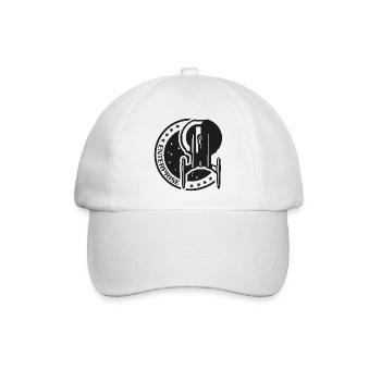 Star Trek Enterprise Raumschiff Logo - Baseballkappe - Weiß/Weiß - Vorne