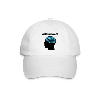 Willenskraft - Baseballkappe - Weiß/Weiß - Vorne
