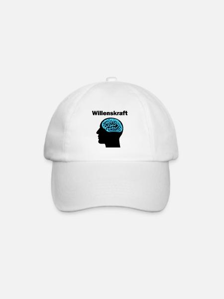 Willenskraft - Baseballkappe - Weiß/Weiß