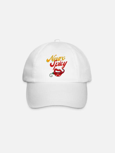 NeuroSpicy - Baseballkappe - Weiß/Weiß