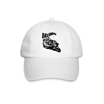 Brumm Biker Black - Baseballkappe - Weiß/Weiß - Vorne