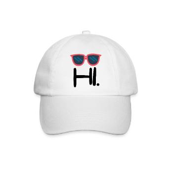 Hi - Baseballkappe - Weiß/Weiß - Vorne