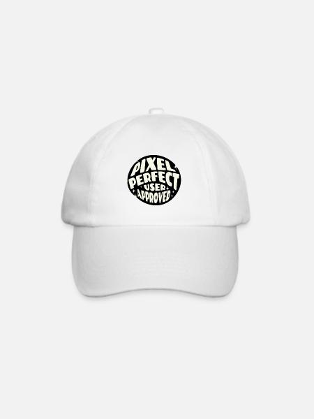 Pixel Perfect UI/UX User Experience UX Designer - Baseballkappe - Weiß/Weiß
