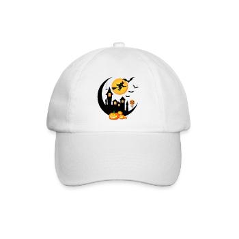 Halloween-Atmosphäre - Baseballkappe - Weiß/Weiß - Vorne