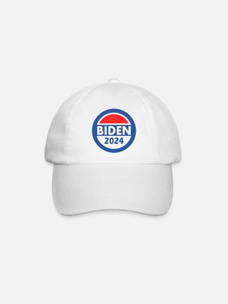 Joe biden 2024 - Baseballkappe - Weiß/Weiß