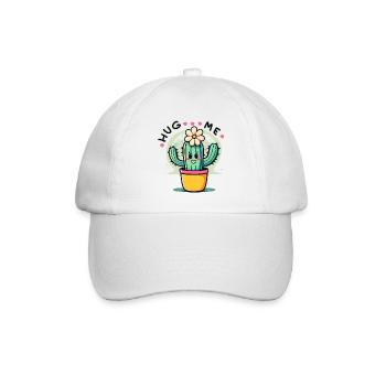 Hug me - Baseballkappe - Weiß/Weiß - Vorne