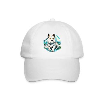 Anime / Comic / Japanisch / Zeichentrick / Cartoon - Baseballkappe - Weiß/Weiß - Vorne