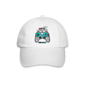 Spiel doch einmal mit Profis ! - Baseballkappe - Weiß/Weiß - Vorne