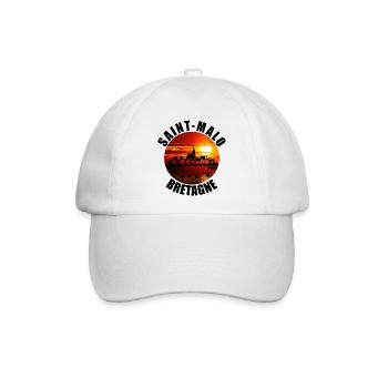 Heiliger Malo - Baseballkappe - Weiß/Weiß - Vorne