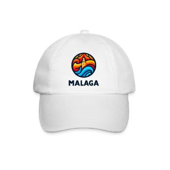 Málaga 3 - Baseballkappe - Weiß/Weiß - Vorne