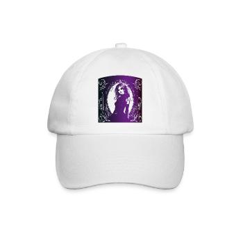 Girl fee gotic elfe depressiv mutig pwr Halloween - Baseballkappe - Weiß/Weiß - Vorne