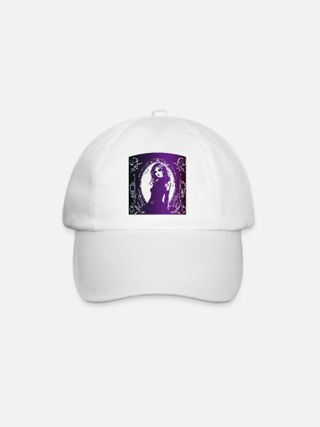 Girl fee gotic elfe depressiv mutig pwr Halloween - Baseballkappe - Weiß/Weiß