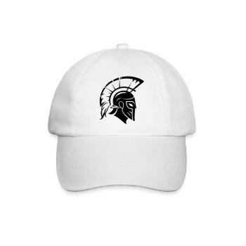 Sparta Spartanischer Krieger - Baseballkappe - Weiß/Weiß - Vorne