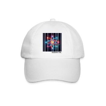 Atom - Baseballkappe - Weiß/Weiß - Vorne