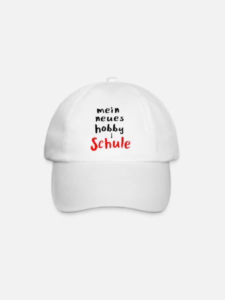 Schule Schulanfang Hobby - Baseballkappe - Weiß/Weiß