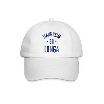 Mannheim 68 Longa - Baseballkappe - Weiß/Weiß - Vorne