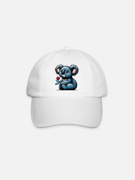 Koala - Baseballkappe - Weiß/Weiß