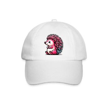 Igel - Baseballkappe - Weiß/Weiß - Vorne