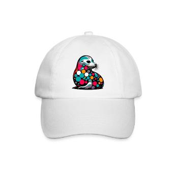 Siegel - Baseballkappe - Weiß/Weiß - Vorne