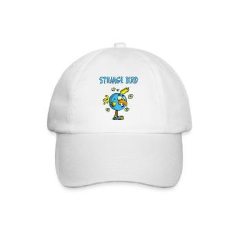 Seltsamer blauer Vogel - Baseballkappe - Weiß/Weiß - Vorne