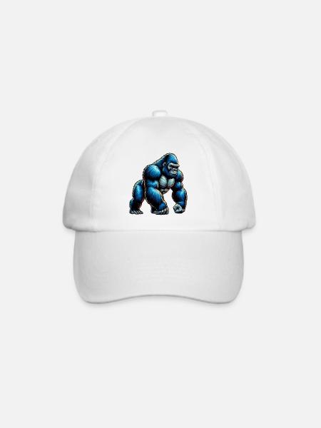 Gorilla - Baseballkappe - Weiß/Weiß