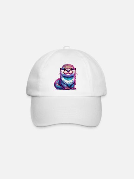 Otter - Baseballkappe - Weiß/Weiß
