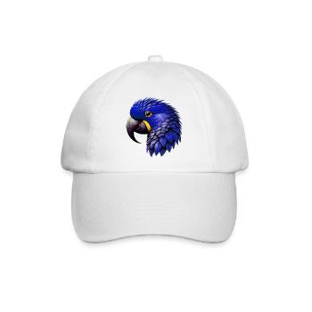 Papagei - Baseballkappe - Weiß/Weiß - Vorne