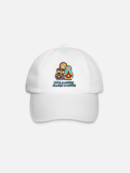 Einmal Mutter, immer Mutter - Baseballkappe - Weiß/Weiß