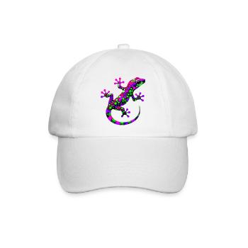 Gecko - Baseballkappe - Weiß/Weiß - Vorne