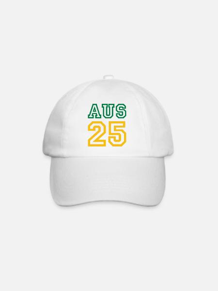 AUSTRALIA 2025 - Baseballkappe - Weiß/Weiß
