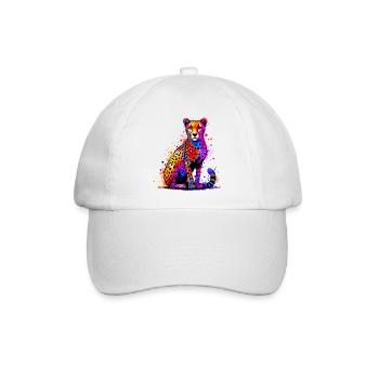 Gepard - Baseballkappe - Weiß/Weiß - Vorne