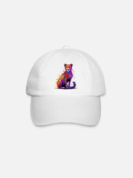 Gepard - Baseballkappe - Weiß/Weiß