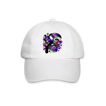 Tukan - Baseballkappe - Weiß/Weiß - Vorne