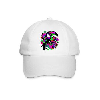 Tukan - Baseballkappe - Weiß/Weiß - Vorne