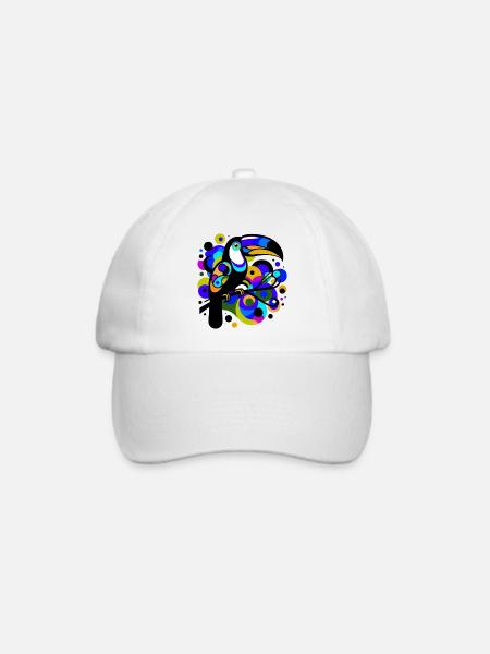 Tukan - Baseballkappe - Weiß/Weiß
