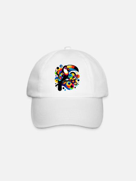 Tukan - Baseballkappe - Weiß/Weiß