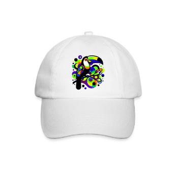 Tukan - Baseballkappe - Weiß/Weiß - Vorne
