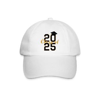 Class of 2025 - Baseballkappe - Weiß/Weiß - Vorne