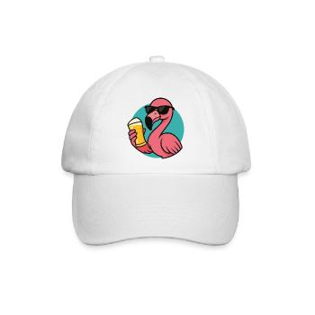 Tropical Drunkbird - Baseballkappe - Weiß/Weiß - Vorne