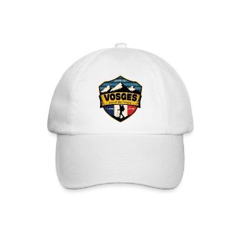Vogesen, Massiv der Vogesen - Baseballkappe - Weiß/Weiß - Vorne