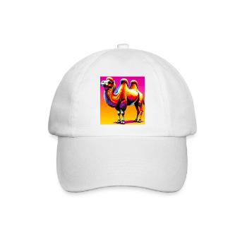 Kamel - Baseballkappe - Weiß/Weiß - Vorne