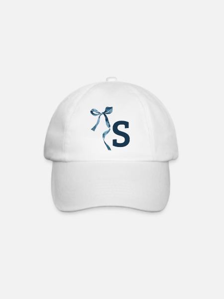 Geschenkidee von Monogram - Baseballkappe - Weiß/Weiß