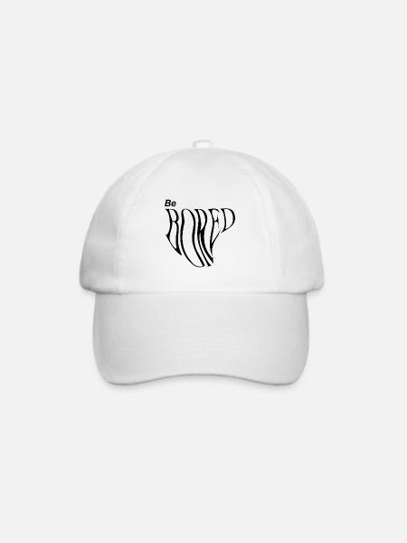 Sich langweilen - Baseballkappe - Weiß/Weiß