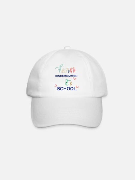 Kindergarten  - Baseballkappe - Weiß/Weiß