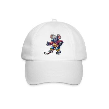 Eishockey Koala - Baseballkappe - Weiß/Weiß - Vorne